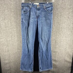 Levi Strauss Jeans Womens 12 Short Blue Stretch Mid Rise Bootcut‎ Western